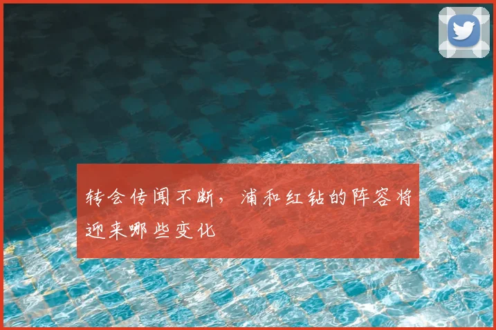 转会传闻不断,浦和红钻的阵容将迎来哪些变化