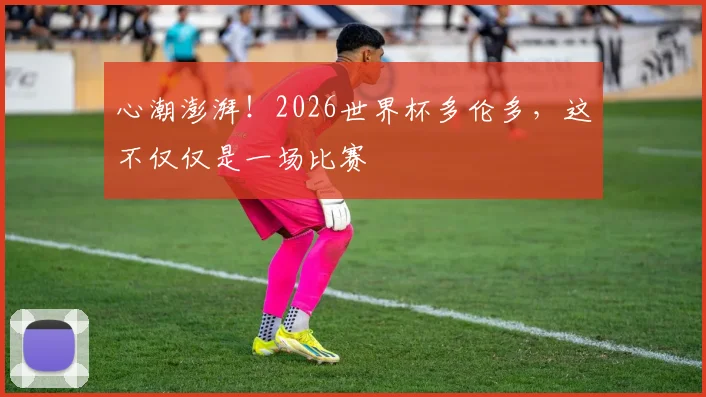 心潮澎湃！2026世界杯多伦多，这不仅仅是一场比赛